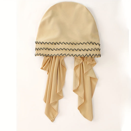 breathable turban hijab lightweight soft stretch headscarf
women fitted hijab turban style polyester scarf
modest wear turban hijab for daily and travel use
soft stretch head wrap breathable elegant design