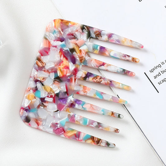 Cellulose Acetate Hair Comb – Anti-Static, Gentle on Hair & Scalp.