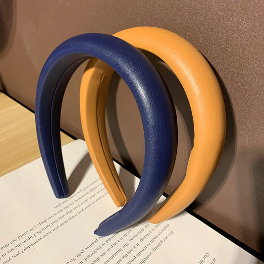 Royal Faux Leather Headband