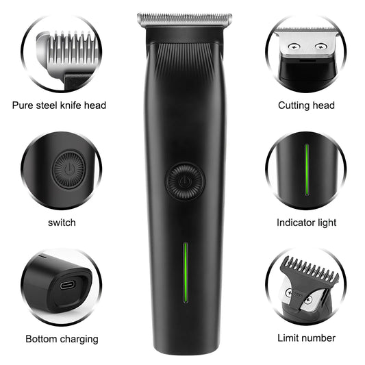 3 in 1 Beard Hair Trimmer Nose Ear Grooming Kit.