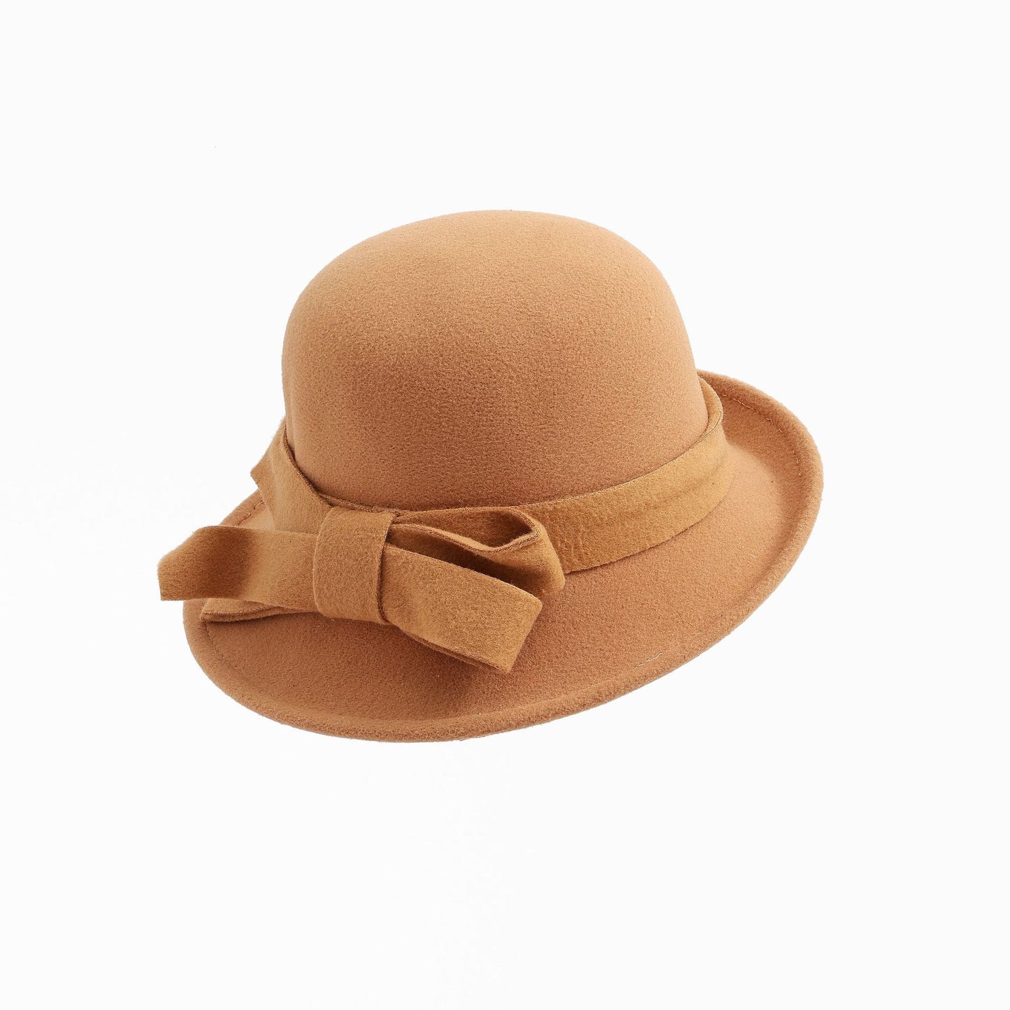 French Wool Bowler Hat – Stylish & Warm Dome Hat for Women