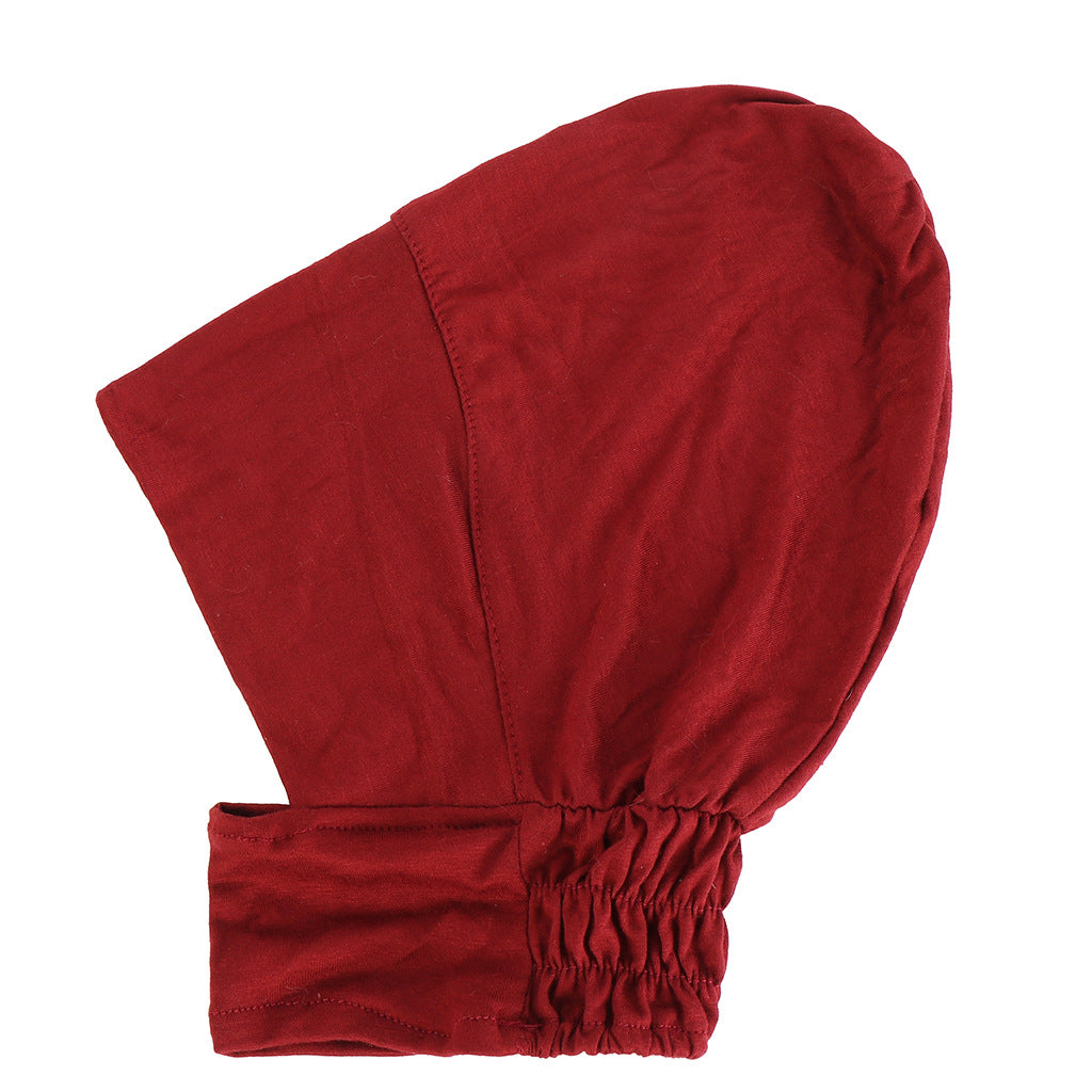 Solid Modal Jersey Inner Hijab Cap | Stretchy Under-scarf Tube