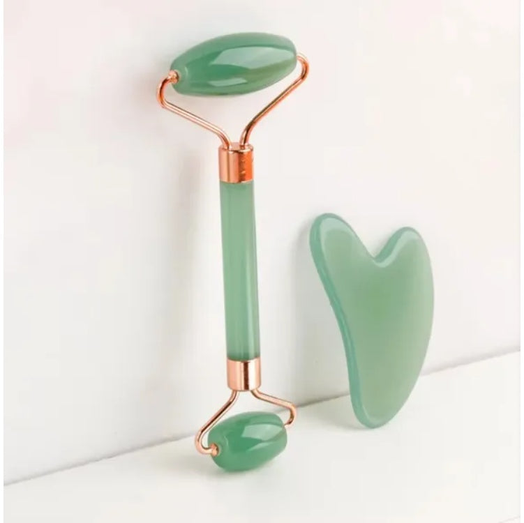 Facial jade roller and gua sha set for de-puffing and sculpting
Smooth, cooling jade tools for radiant, lifted skin
Jade roller massage for facial tension relief and circulation
Gua sha tool for sculpting jawline and reducing fine lines