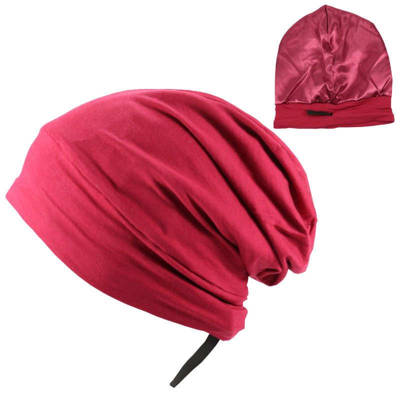 mens satin lined cap adjustable hair protection hat
soft satin interior cap reduce hair breakage men
casual adjustable hat lightweight spring autumn wear
stylish mens cap smooth lining comfortable fi