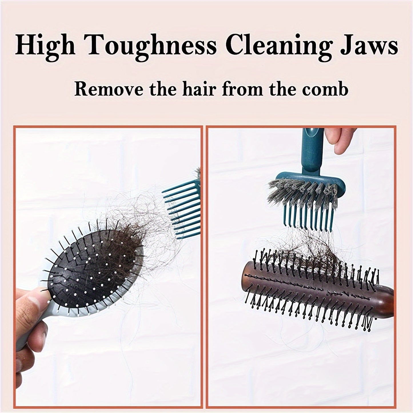 2-in-1 Hair Brush and Comb Cleaner