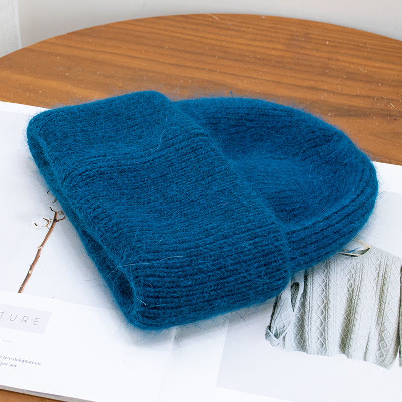 Sombrero de piel de conejo para mujer
