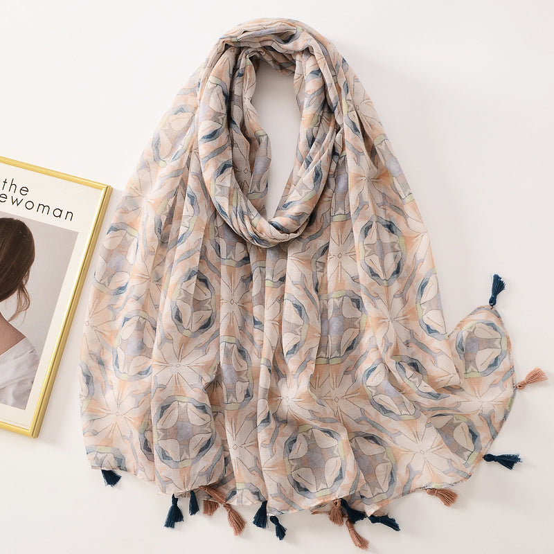 Lightweight Printed Fashion Scarf.