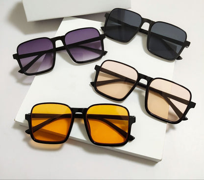 Retro square semi rimless sunglasses lightweight fashion eyewear
Half frame stylish sunglasses for women and men casual wear
Gradient gray chic sunglasses modern minimalist design
Orange retro sunglasses trendy summer street style eyewear