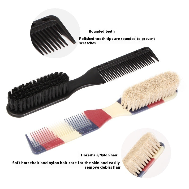Soft Bristle Beard Brush Grooming & Hair Styling Tool