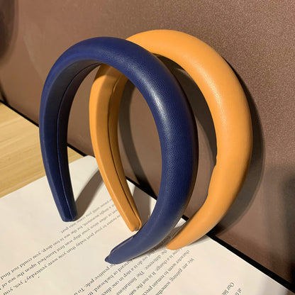 Royal Faux Leather Headband