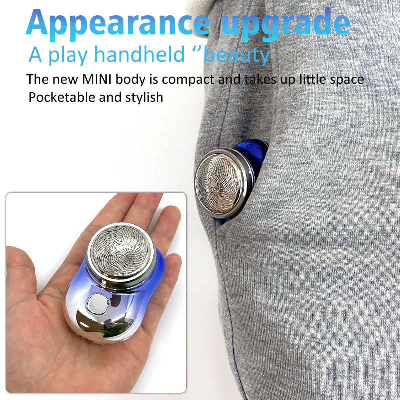 Portable USB rechargeable electric shaver for men wet and dry use
Mini cordless travel shaver with waterproof painless shaving design
Compact electric razor with high-speed motor and rotary blade head
Pocket-size rechargeable shaver for smooth facial and body grooming
