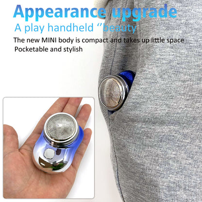Portable USB rechargeable electric shaver for men wet and dry use
Mini cordless travel shaver with waterproof painless shaving design
Compact electric razor with high-speed motor and rotary blade head
Pocket-size rechargeable shaver for smooth facial and body grooming