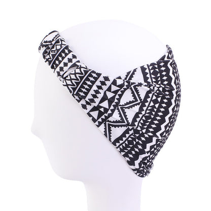 African tribal pattern print headband for women, breathable and stretchable
Vibrant hair wrap for workouts, streetwear, and casual style
Lightweight, non-slip elastic headband with cultural design
Durable warp-knitted tribal headband for everyday wear