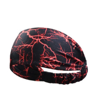 Elastic Fitness Sports Headband for Women – Non-Slip Printed Bouquet Hair Band for Yoga, Running & Gym.