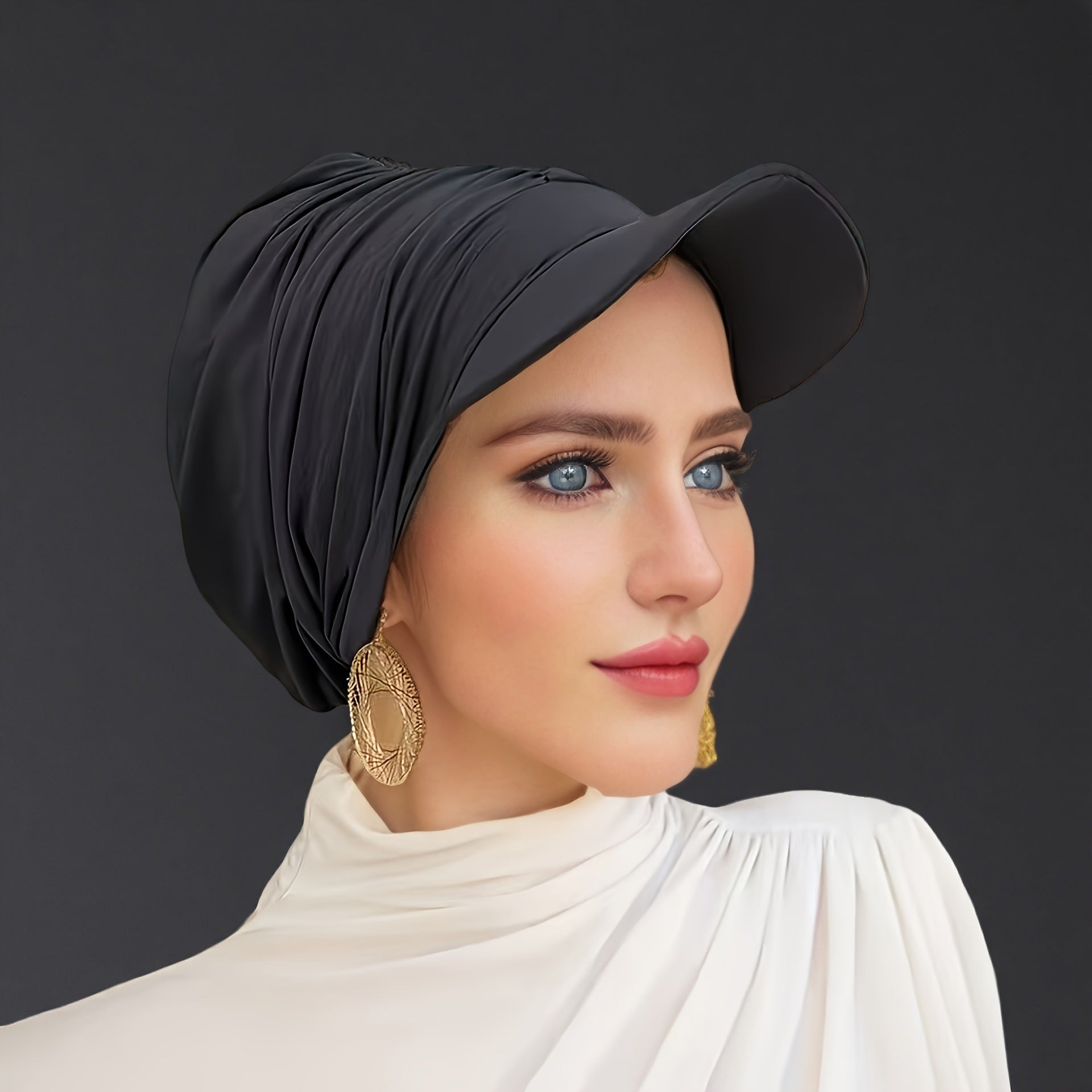 Summer visor hijab headscarf lightweight breathable sun hat
Women's visor hijab cap with built in sun shade
Breathable headscarf sun hat modest fashion summer wear
Lightweight acrylic hijab visor cap for outdoor use
Casual visor headscarf for travel beach and daily wear
Women's sun protection hijab cap comfortable slip on design