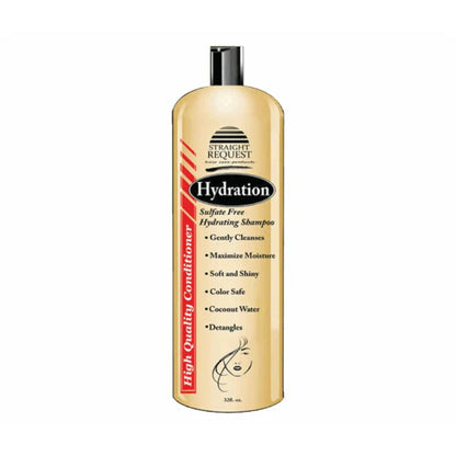 "Sulfate-free hydrating shampoo with coconut water for soft, shiny hair"
"Gentle shampoo that prevents dryness, breakage, and flyaways"
"Color-safe moisturizing shampoo with excellent detangling power"