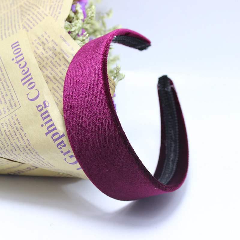 Retro Velvet Wide Tiara Headband