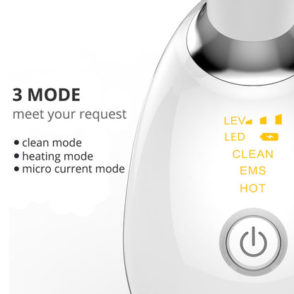 LED neck and face beauty device with EMS microcurrent therapy
Anti-aging neck massager with red blue and green LED light therapy
Portable facial tightening device with heat massage and ion cleansing
Rechargeable wrinkle reducin