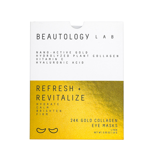24K Gold Collagen Eye Mask – Single Pair Hydrating & Anti-Aging Under Eye Treatment