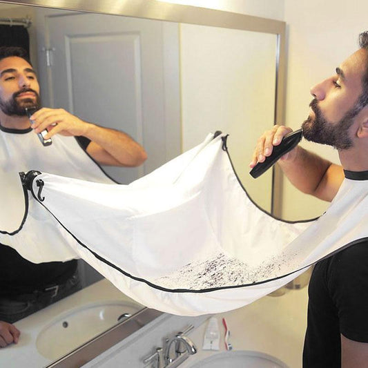 Creative Beard & Hair Catcher Apron | Mess-Free Shaving