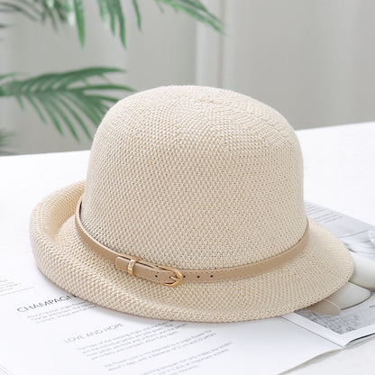 Women’s lightweight sun protection bucket hat in multiple colors
Adjustable polyester bucket hat for outdoor activities and travel
Stylish sunshade hat with metal and leather detail
Breathable bucket hat for beach, hiking, and casual wear