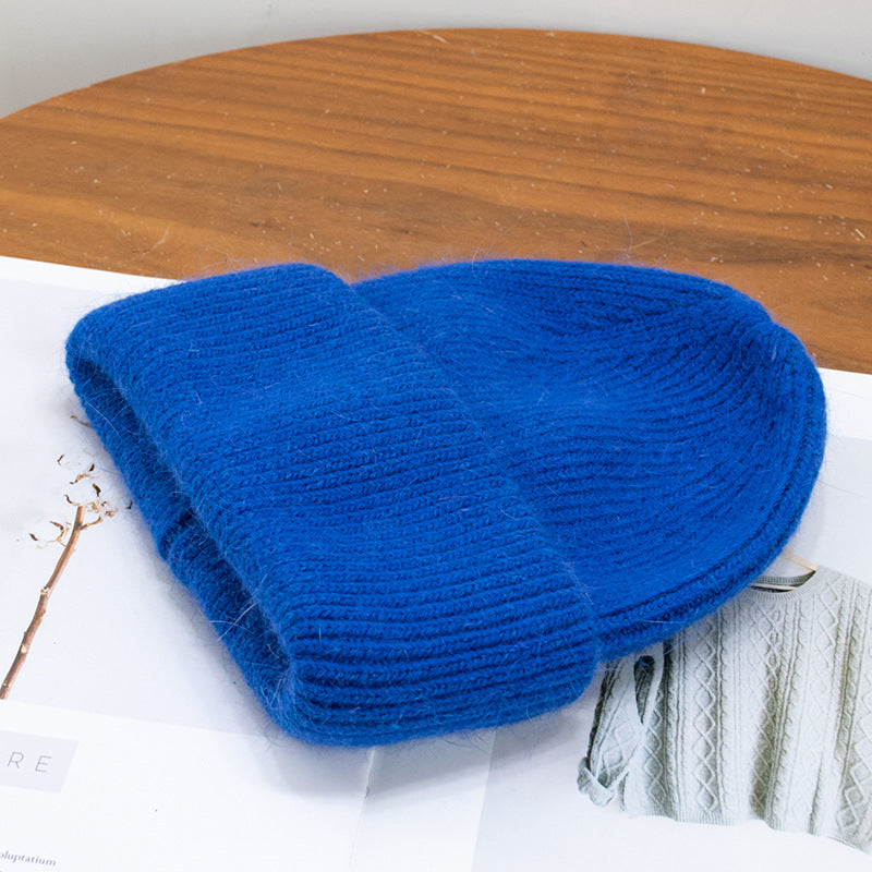 Sombrero de piel de conejo para mujer