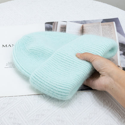 Sombrero de piel de conejo para mujer