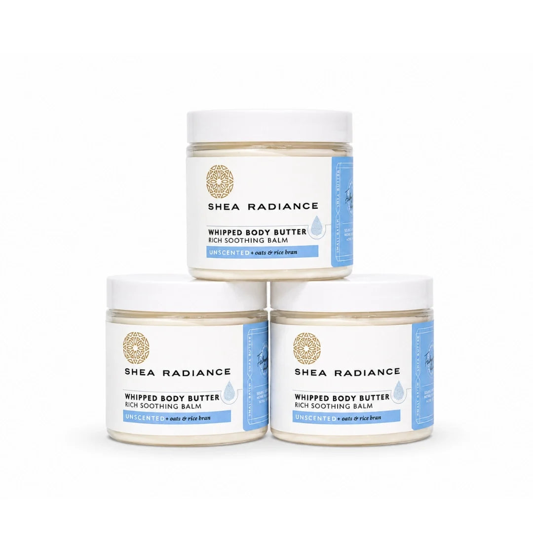 Whipped Shea Body Butter with Colloidal Oatmeal | For Dry, Sensitive and Eczema-Prone Skin