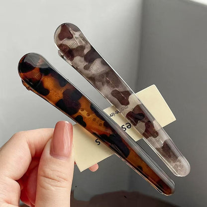 Acrylic Leopard Print Hair Clip