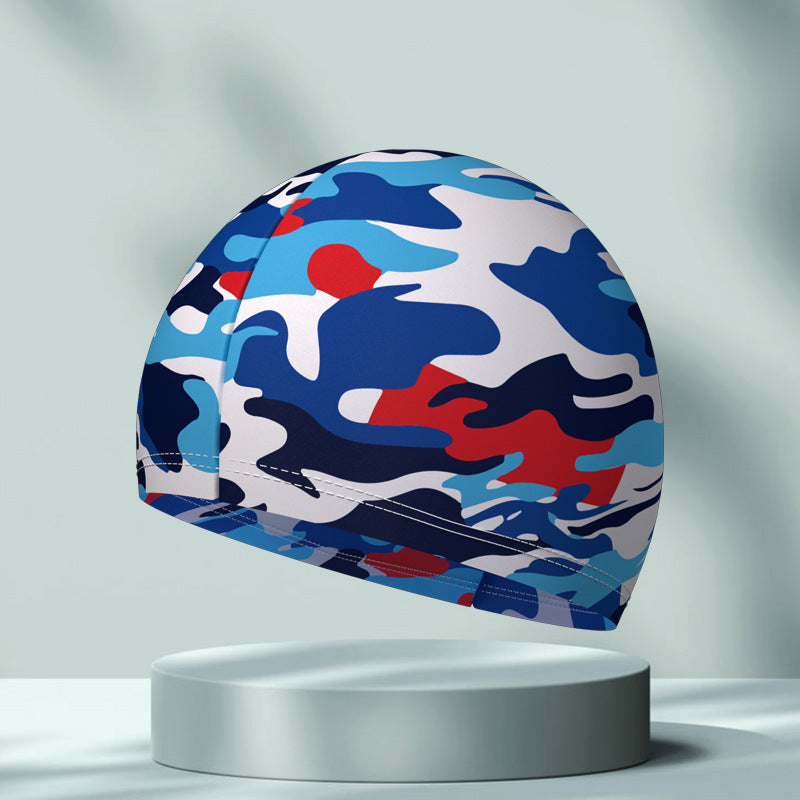 Men’s Nylon Swim Cap Quick-Dry Stretch Fit