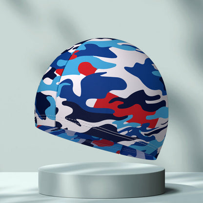Men’s Nylon Swim Cap Quick-Dry Stretch Fit