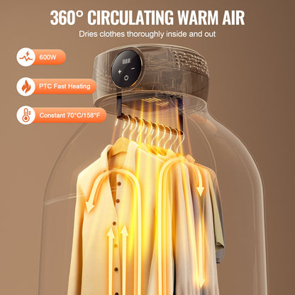 Portable clothes dryer with heated drying bag for travel and small spaces
Compact PTC heated clothes drying system with portable dryer bag
Travel clothes dryer for apartments, dorms, and hotel use
Lightweight portable laundry dryer with fast heating technology