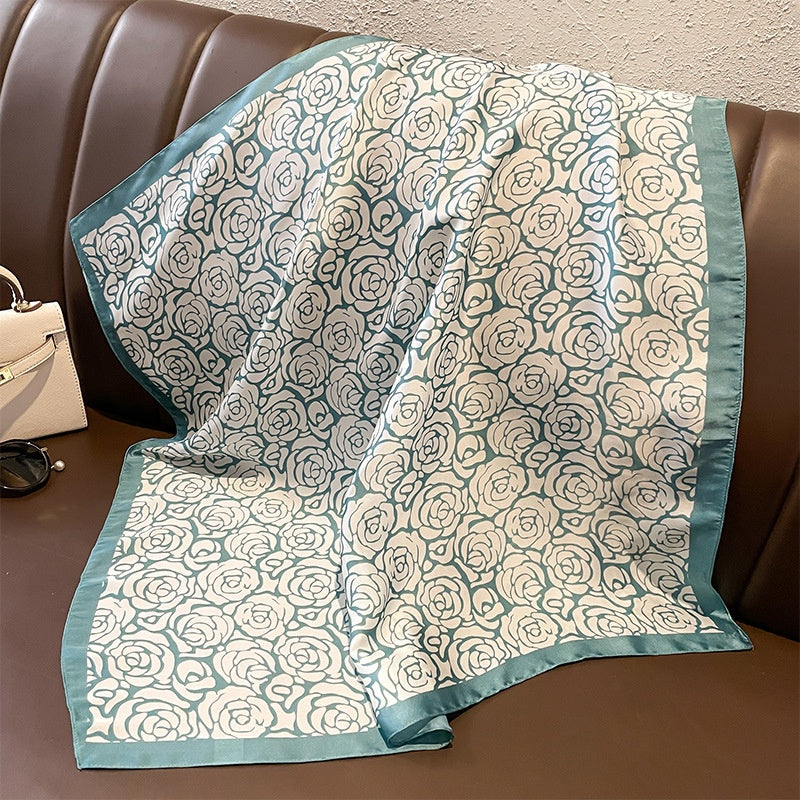 Luxurious Silky Finish Printed Scarf