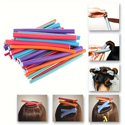 42-piece flexi rod set for heatless curls
Flexible curling rods for all hair types
Hair curling set creating soft waves and tight coils
Long-lasting, salon-quality curls with flexi rods
