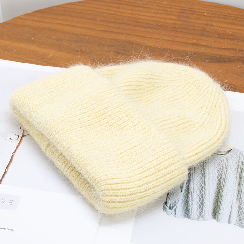 Sombrero de piel de conejo para mujer
