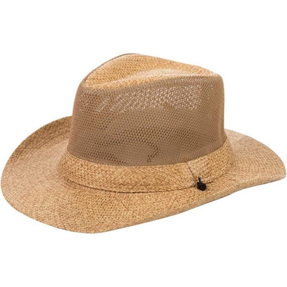 Wide Brim Straw Panama Hat – Foldable UV Sun Protection Fedora