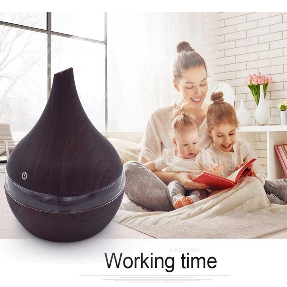 Aromatherapy Humidifier & Essential Oil Diffuser – Ultrasonic LED.