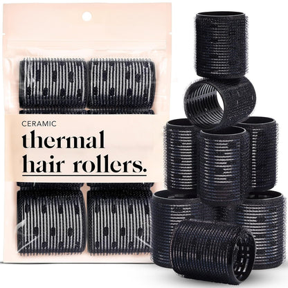 18pcs self grip hair rollers set with 3 sizes
Multi size hair rollers for all hair types
Lightweight sleep hair curlers set
