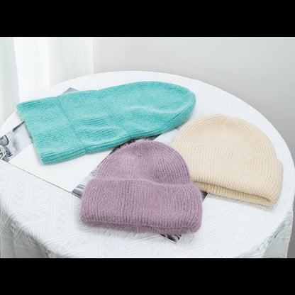 Sombrero de piel de conejo para mujer
