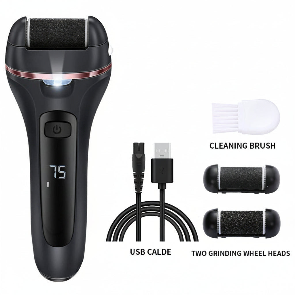 Rechargeable Electric Foot Callus Remover – Dead Skin Exfoliating Pedicure Tool.