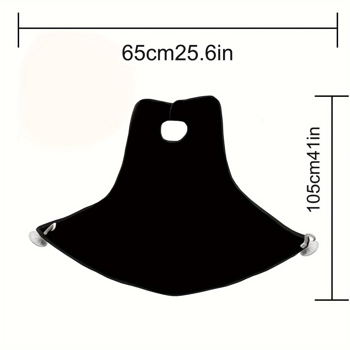 Hair Catcher Shaving Bib – Mess-Free Beard & Hair Grooming Cape.