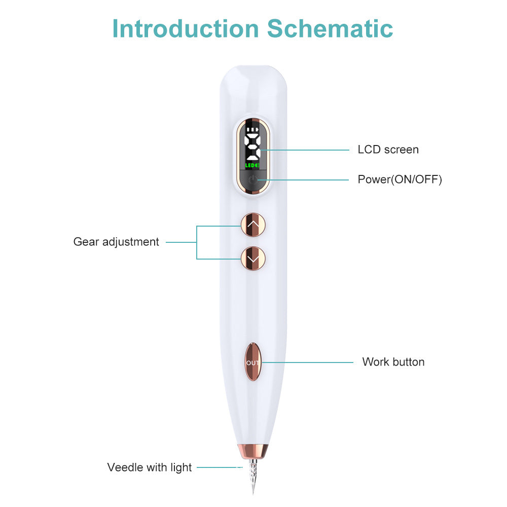 Precision Skin Care Device – Rechargeable Spot Treatment Tool with LCD Display.