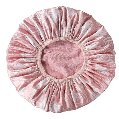 Gorro de ducha 3 en 1 XL – Impermeable, absorbente y suave con el cabello