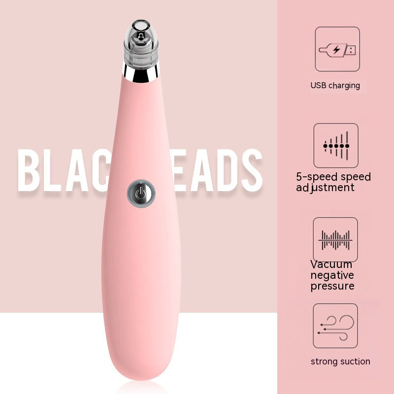 blackhead remover vacuum pore cleansing tool
ultrasonic facial device removing blackheads
rechargeable pore cleaner suction skincare tool
acne removal device deep cleaning pores