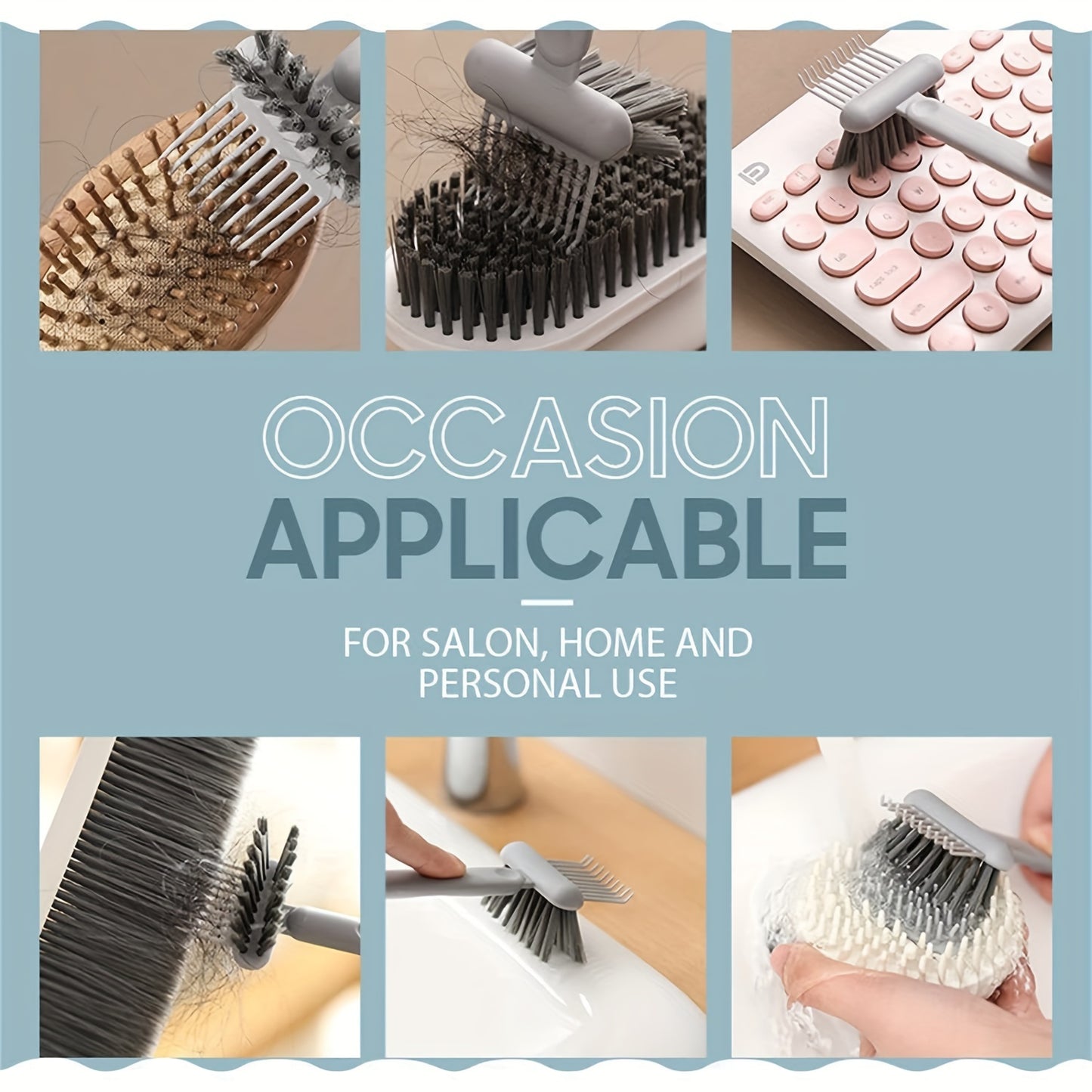 2-in-1 Hair Brush and Comb Cleaner