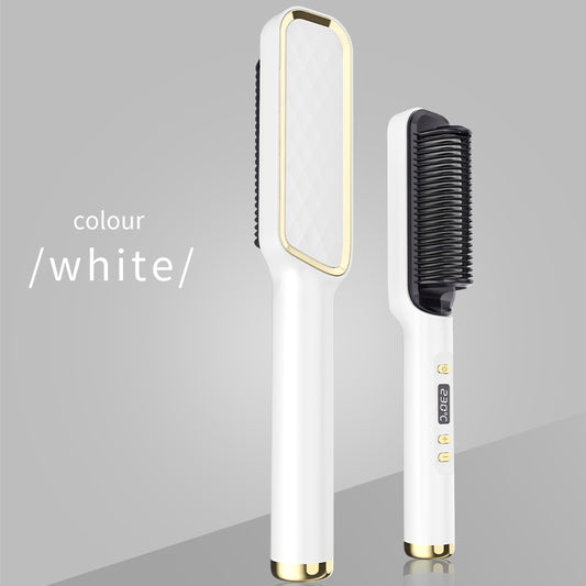 Electric hot comb hair straightener brush for smooth sleek styling
Anti frizz hair straightening brush with negative ion technology
Heated comb brush for quick salon style results at home
Hair straightener brush for silky shiny frizz free hair
