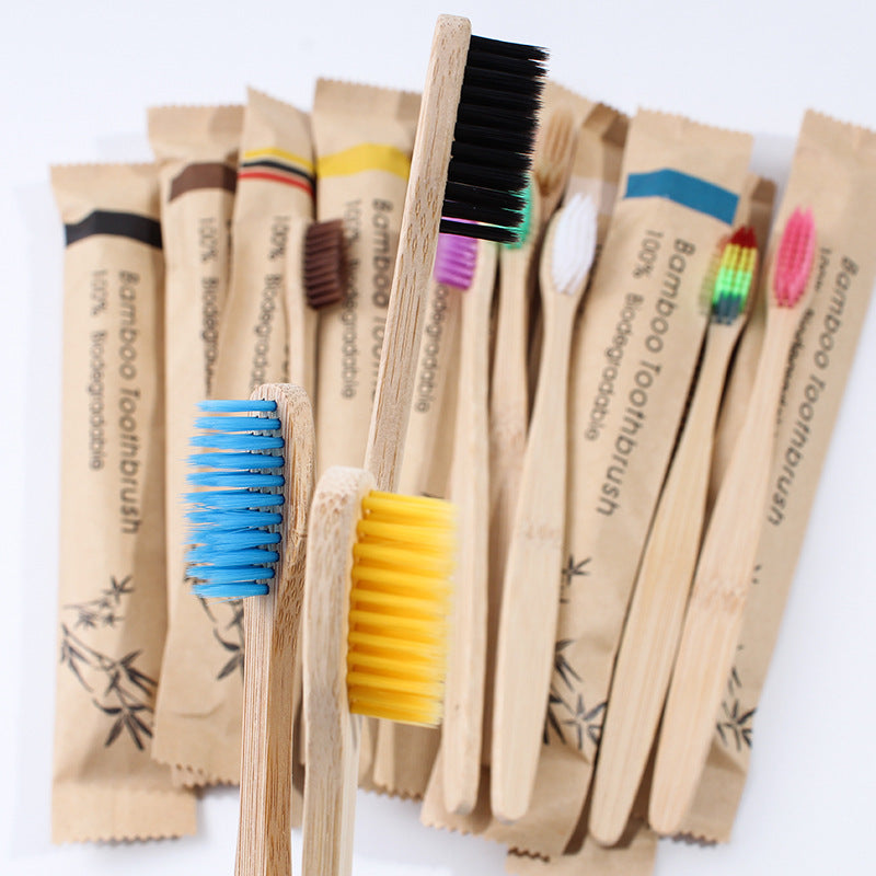 Eco-friendly bamboo toothbrush set with soft charcoal bristles
Natural bamboo toothbrushes for sustainable oral care
6-piece soft bristle bamboo toothbrush dental care set
Charcoal bamboo toothbrushes with colorful eco handles