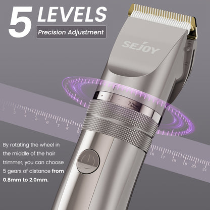 Adjustable beard trimmer with precision dial and 5 length settings
Cordless men’s beard trimmer with USB rechargeable battery
Close-up of electric beard trimmer with limit comb attachment
Men’s grooming device for mustache and beard styling