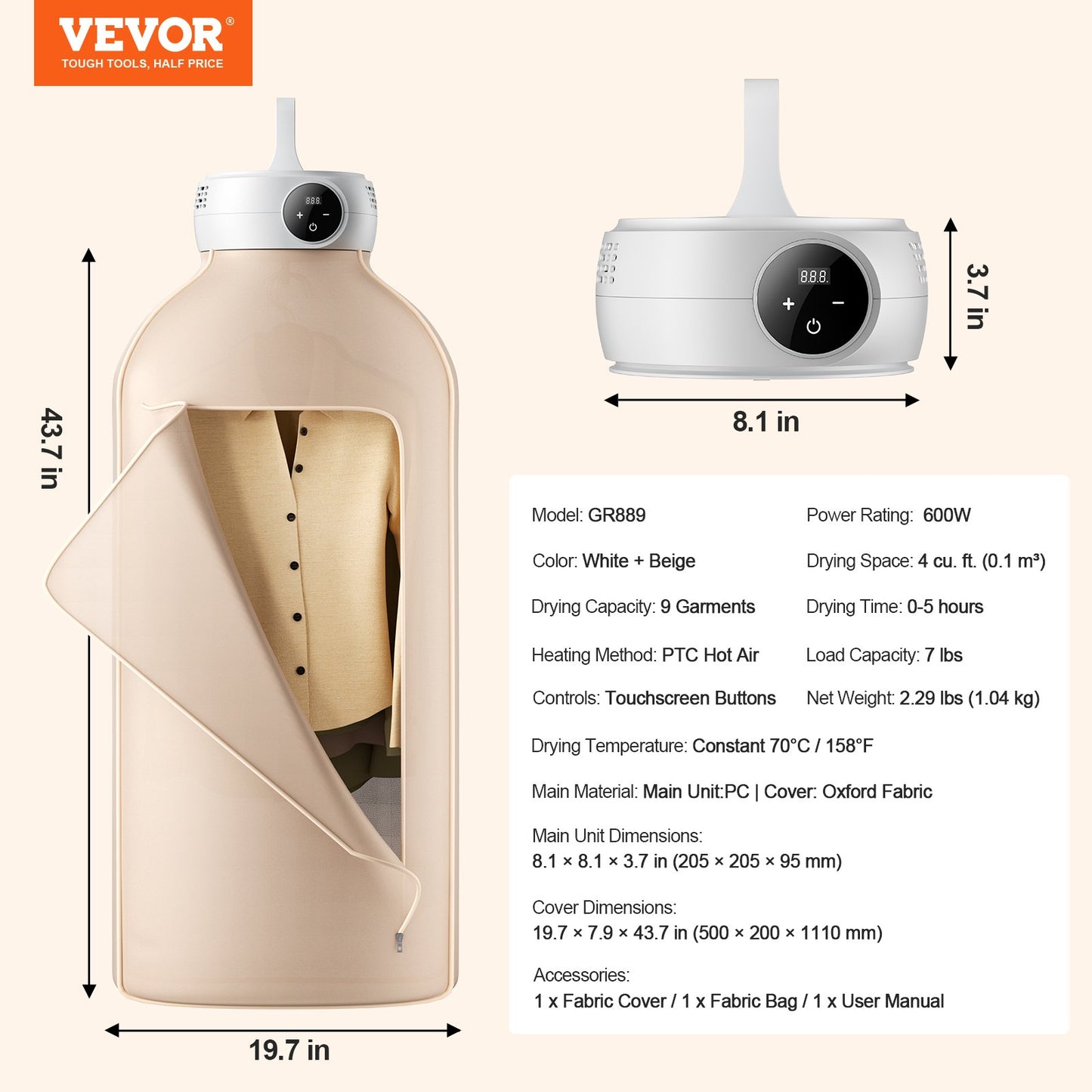 Portable clothes dryer with heated drying bag for travel and small spaces
Compact PTC heated clothes drying system with portable dryer bag
Travel clothes dryer for apartments, dorms, and hotel use
Lightweight portable laundry dryer with fast heating technology