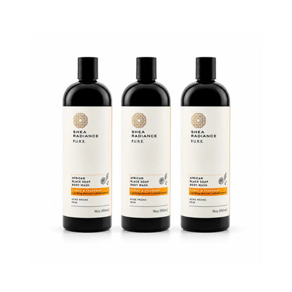African Black Soap Body Wash with Colloidal Oatmeal for Dry & Sensitive Skin